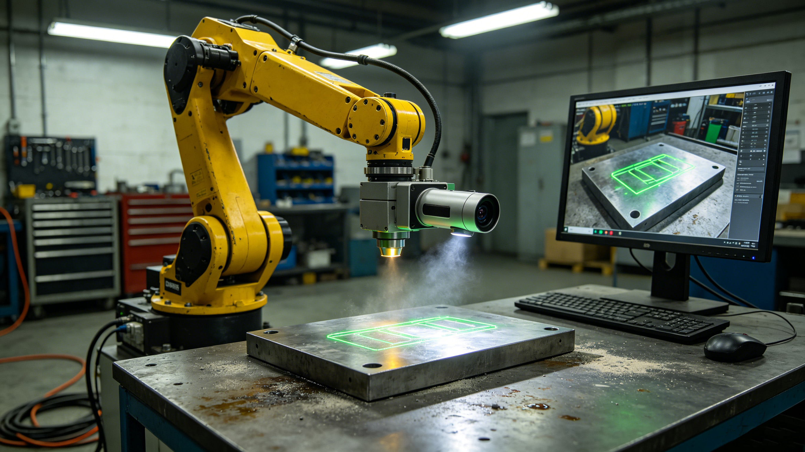 integrating deep learning with laser cleaning
